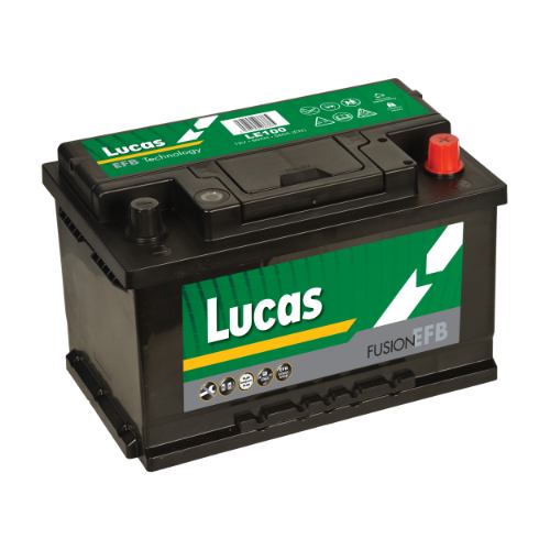 Lucas LE100 EFB Start Stop Car Battery 565 170 065 - 12v 65Ah, 3 Years Warranty