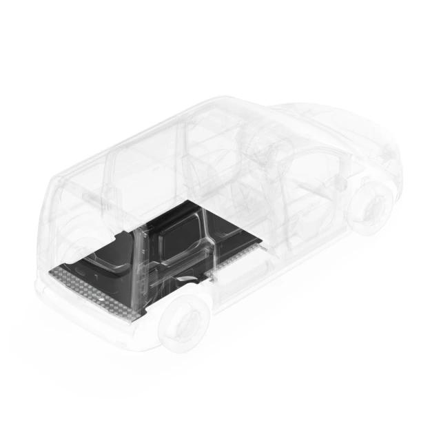 Stabiligrip Floor Kit w/trims, 9.6mm thickness For Ford Courier - Legend Fleet