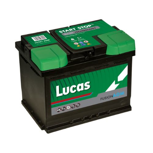 Lucas - LF027 - Startstopagm Car Battery 560 190 068 - 12V 60Ah
