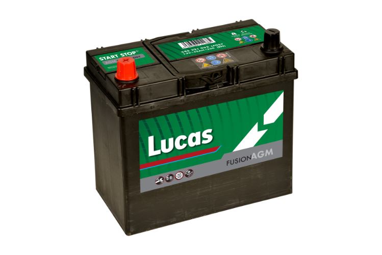Lucas - LF057 - Aux Agm (Jis Terminal) Car Battery 545 221 032 - 12V 45Ah