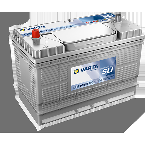 LFS105N Varta Professional Starter SLI Battery 12V 105Ah - 930 105 080, 2 Years Warranty