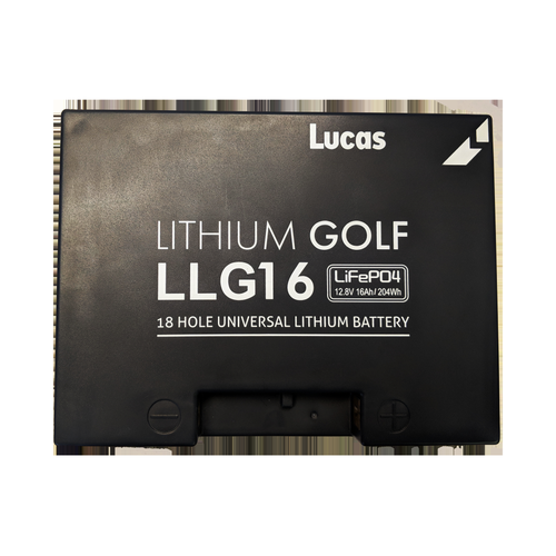 Lucas LLG16 Lithium Golf Battery, 12V 16Ah, 1 Year Warranty