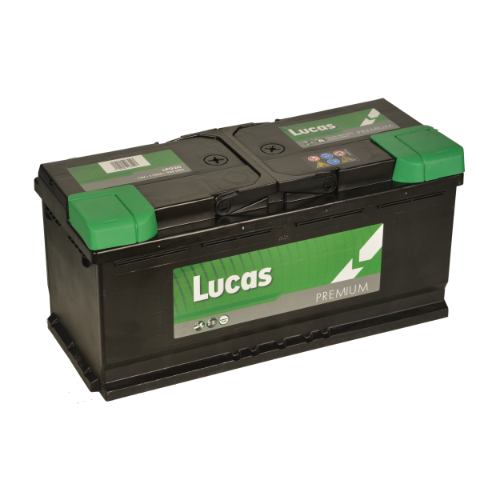 Lucas LP020 Premium Car Battery 610 190 092 - 12v 110Ah, 4 Years Warranty