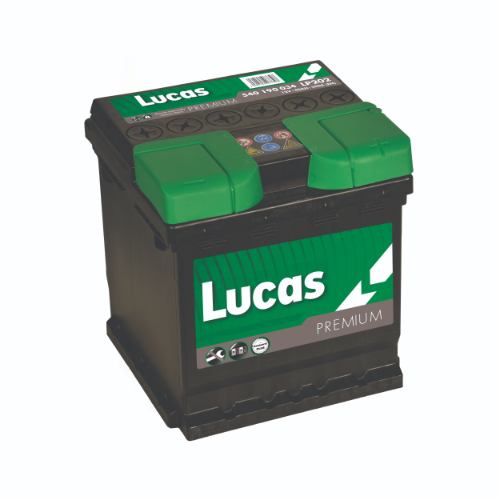 Lucas LP202 Premium Car Battery (LP002L) 540 190 034 - 12v 40Ah