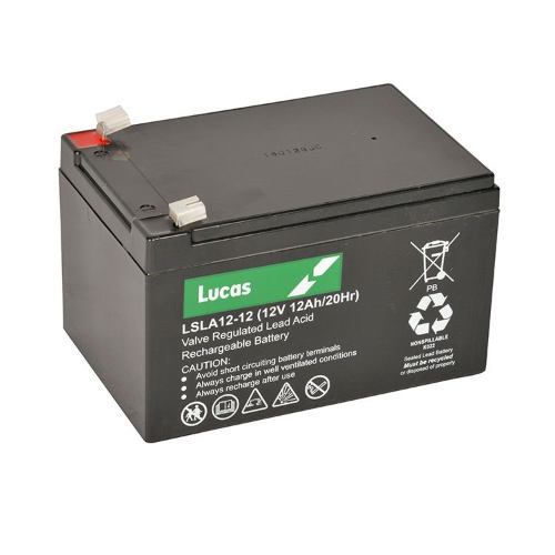Lucas - LSLA12-12 - Agm Standby Battery - 12V 12Ah