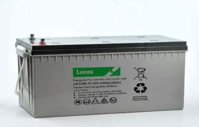 Lucas LSLC260-12 AGM Deep Cycle Battery 12V 260Ah, 1 Year Warranty