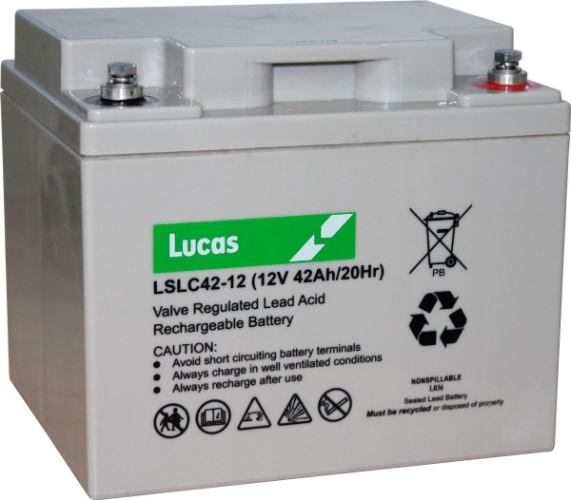 Lucas - LSLC42-12 - Agm Cyclic Battery - 12V 42Ah