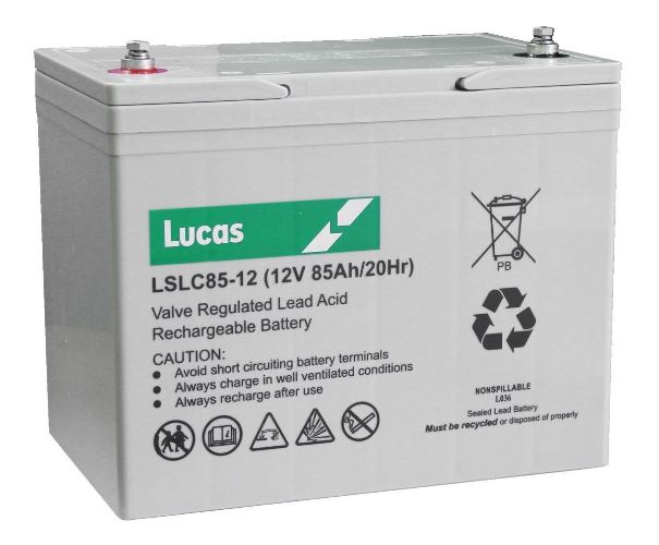 Lucas - LSLC85-12 - Agm Cyclic Battery - 12V 85Ah