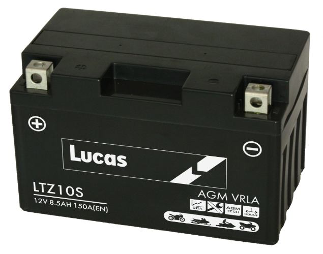 Lucas - LTZ10S - Sealed Motorcycle Battery - 12V 4Ah