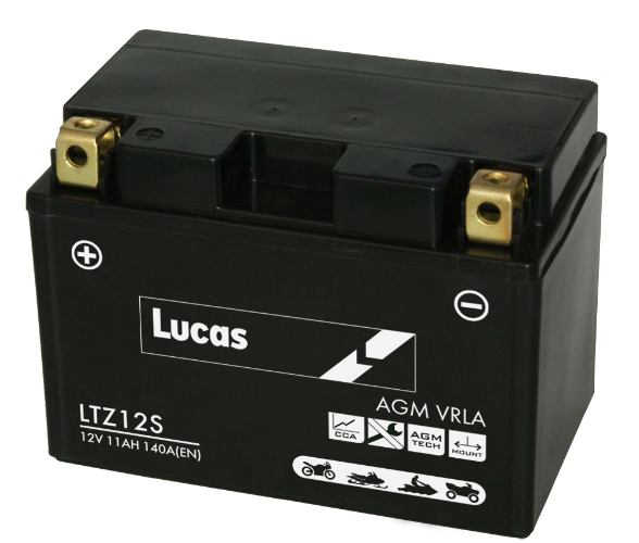 Lucas - LTZ12S - Sealed Motorcycle Battery - 12V 11Ah