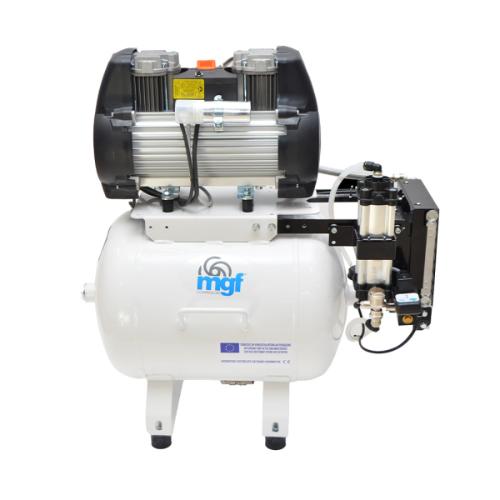 FPS, Genesi SK 50/10 Compressor, 1.1kW, Tank Capacity - 40 Litre, Free Air Delivery - 120 L/min, SK Dryer & Purifier Included, M-D-GE150-040-SK