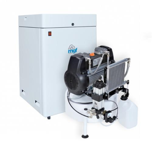 FPS, MINI BOX Genesi SK 24/10 Compressor, 1.1kW, Tank Capacity - 24 Litre, Free Air Delivery - 120 L/min, Cabinet with SK Dryer, M-D-MB150-024-SK