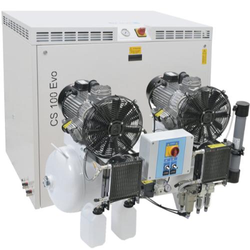 FPS, CS 100/50 Tandem Prime M-HD Compressor, 4.4kW, 1ph, Tank Capacity - 90 Litre, Free Air Delivery - 450 L/min, Cabinet with Dryer, Heavy Duty, M-PR-CS600-090-MT-HD