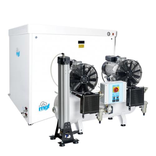 FPS, CS 100/50 Tandem Prime DD Compressor with Desiccant Dryer, 3 Phase, Cabinet Model, M-PR-CS600-090-T3-AN