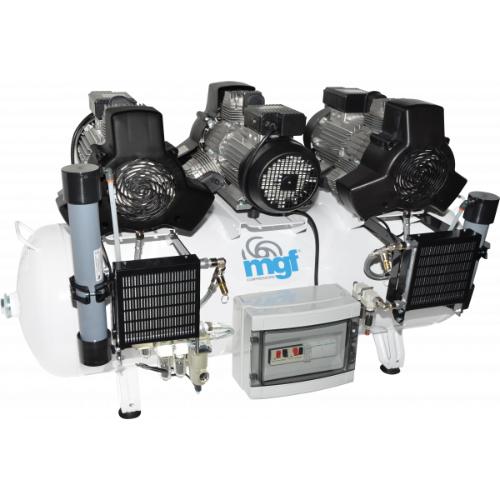 FPS, Tandem Prime M 200/75 Compressor, 6.6kW, Tank Capacity - 200 Litre, Free Air Delivery - 660 L/min, With Dryer, M-PR-OF900-200-MT3