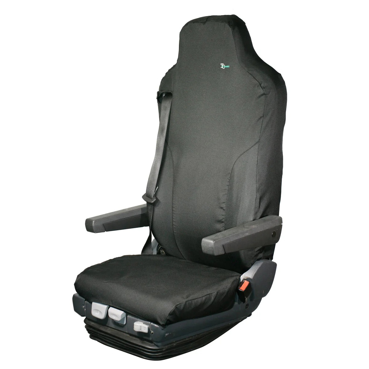 Seat Cover For MAN Truck - Individual Isringhausen, Driver Seat, Town & Country - MERT05BLK