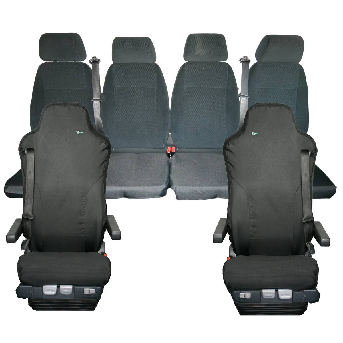 MAN TGL TGM TGS Front & Rear Cover Set, Black - MERT05BLK+MERT06BLK+MANRBLK - Town & Country