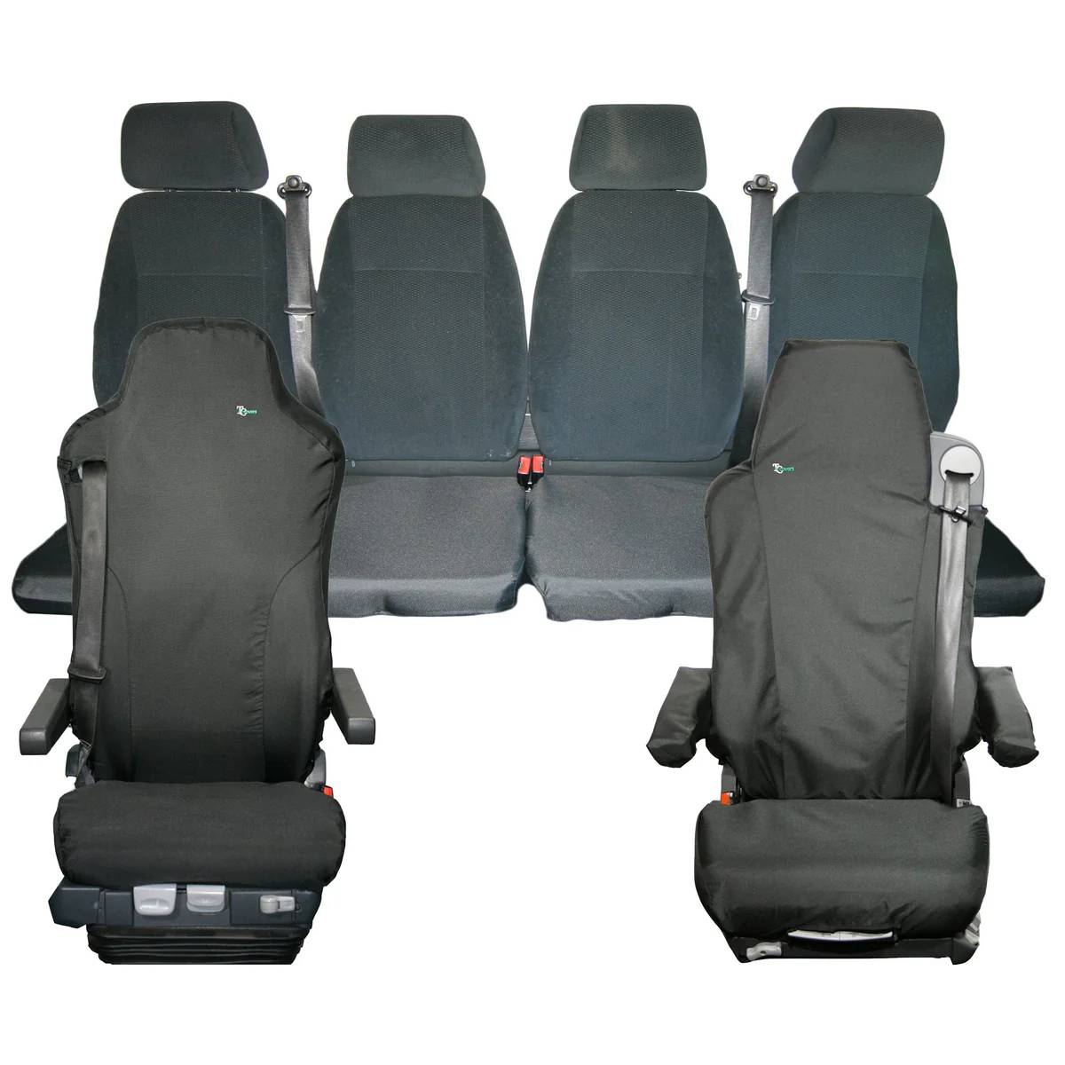 MAN TGL TGM TGS Front & Rear Cover Set, Black - MERT05BLK+TR4225+MANRBLK - Town & Country
