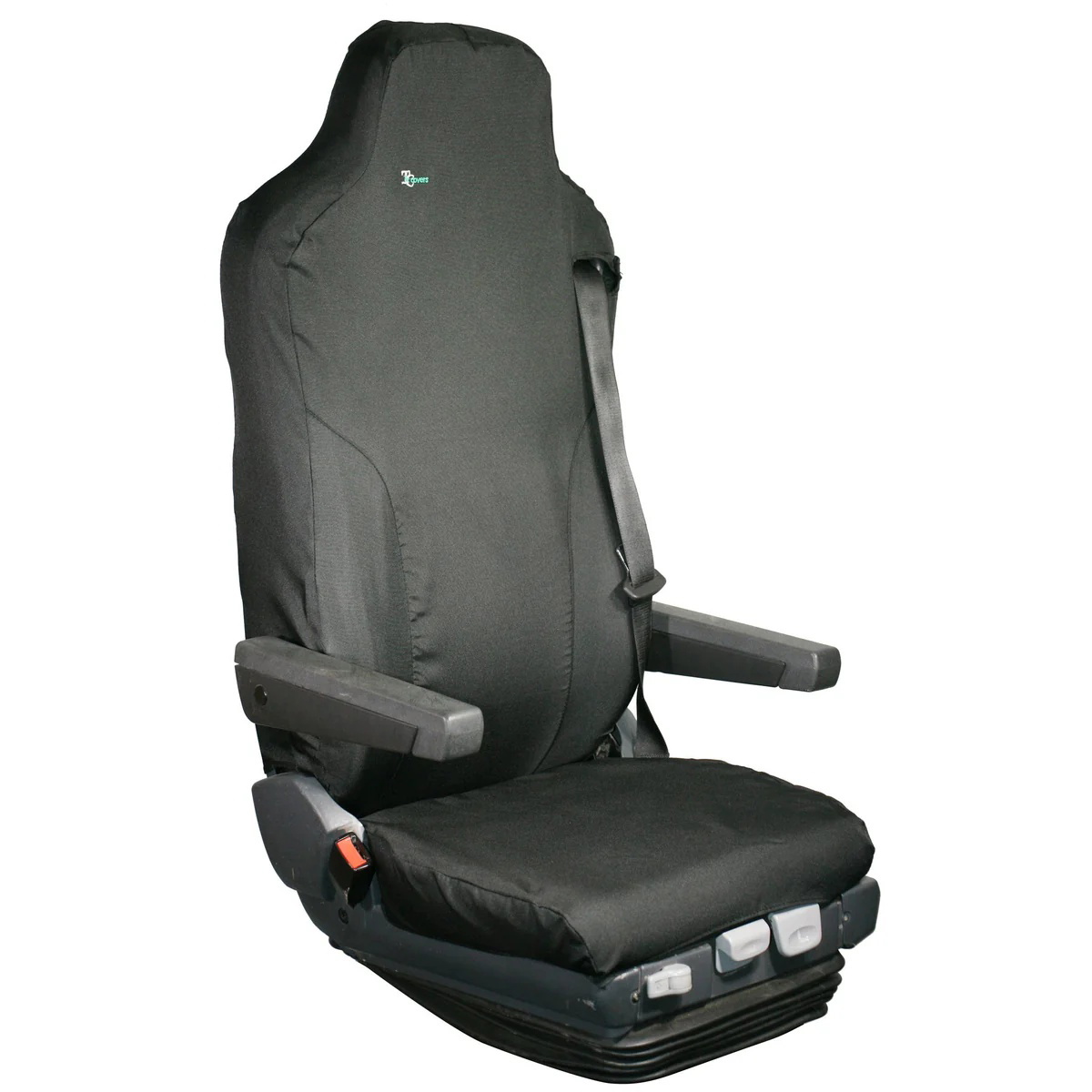 Seat Cover For MAN Truck - Individual Single Isringhausen MERT06BLK_A2 | Passenger Seat | Town & Country - MERT06BLK