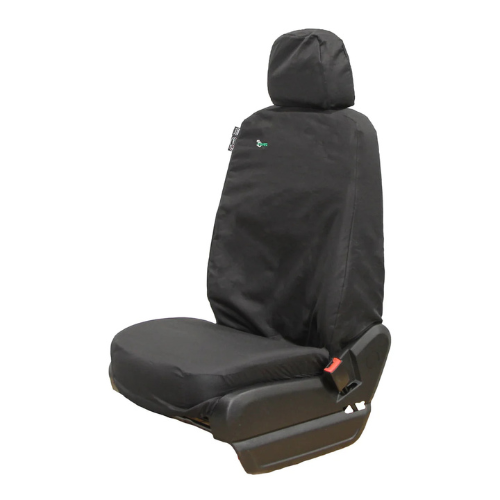 Seat Cover For Mercedes Sprinter 2010 - 2018 Front Single - Black, Town & Country - MERV01BLK