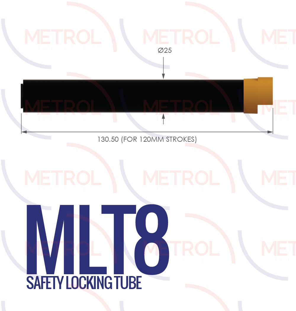 MLT-8-120 8mm Metal Safety Locking Tube
