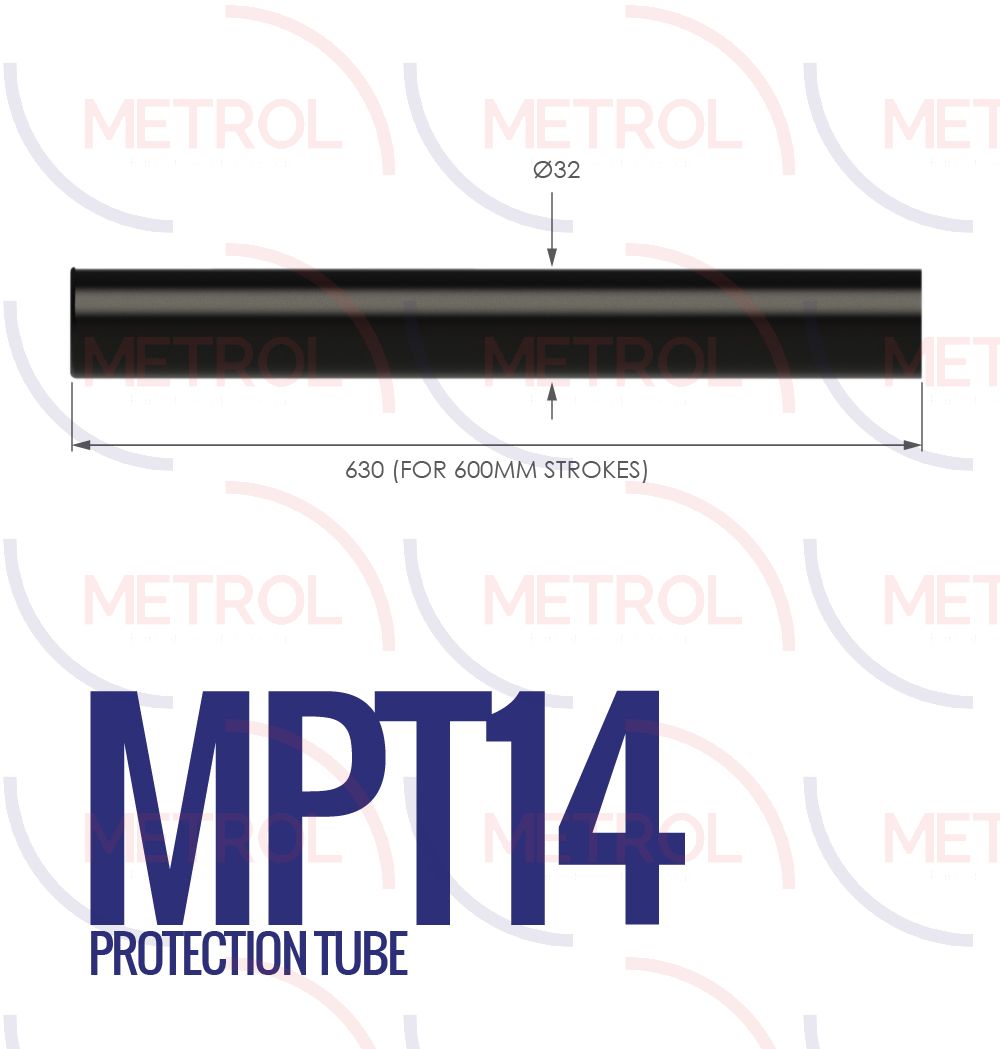 MPT-14-600 14mm Metal Protection Tube