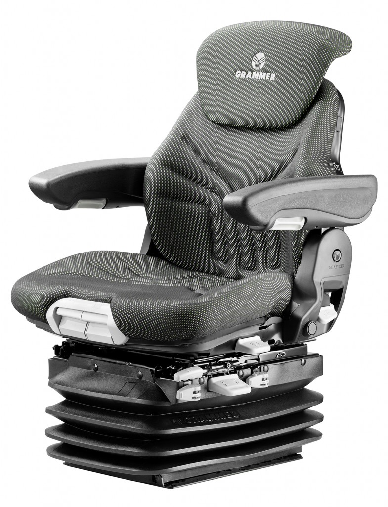 Grammer Maximo Professional - Low-Frequency Pneumatic Suspension Seat for Tractors, Automatic Weight Adjustment