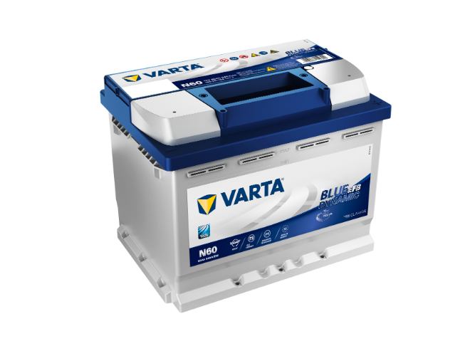 Varta - N60 - Dynamic EFB Start-Stop Battery 560500064, 12V 60Ah 640A