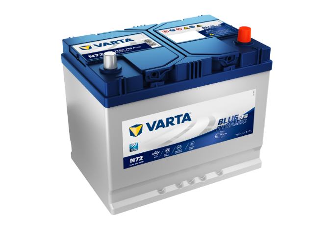 Varta - N72 - Dynamic EFB Start-Stop Battery 572501076, 12V 72Ah 760A