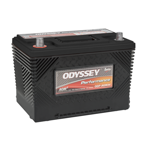 Odyssey ODP-AGM34 12V 61Ah Performance Automotive Battery, 2 Years Warranty