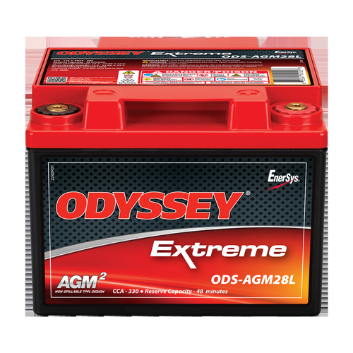 Odyssey ODS-AGM28L 12V 28Ah Power & Motorsports Battery, 2 Years Warranty