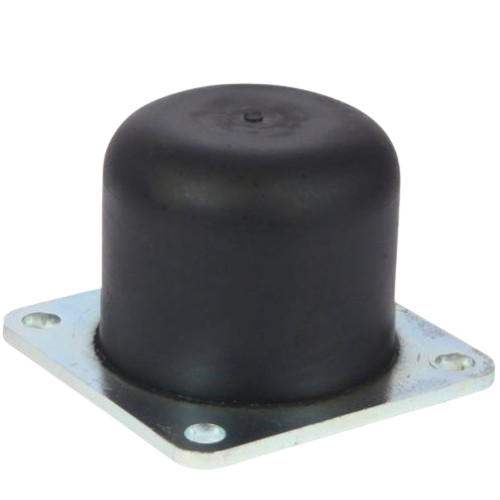 Square Plate Buffer - Anti-Vibration, Fixing Hole Dimension 13mm, Height 160mm - PB250