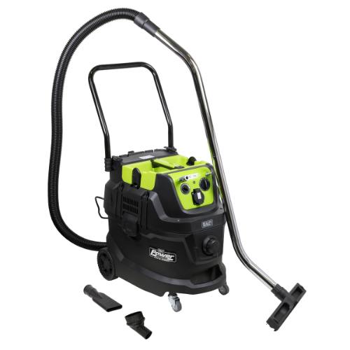 Sealey PC400MA M Class Dust-Free Industrial Wet & Dry Vacuum Cleaner 40L with Autostart for Air/Electric Power Tools 1600W/230V