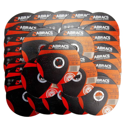Abracs ProFlex DPC Metal Cutting Discs, 125mm x 3mm x 22mm - Pack of 25, PF12530DM