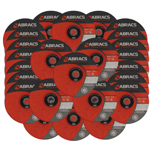 Abracs Phoenix Flat Metal Cutting Discs, 300mm x 3.5mm x 20mm - Pack of 25, PH3003020FM