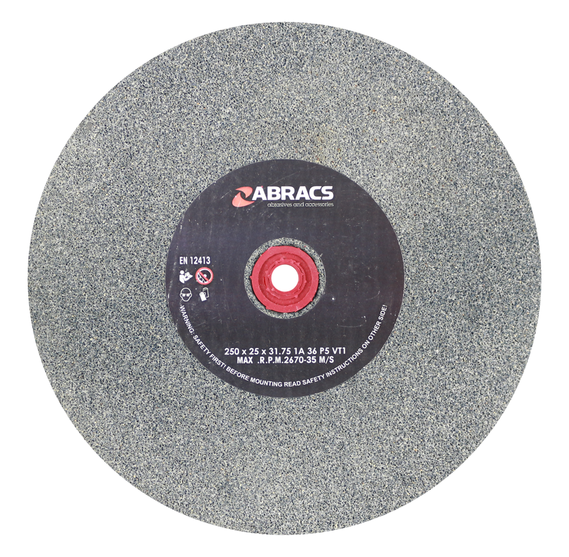 Abracs AL/OX Grind Wheel, 250mm x 25mm x 36g, PHGW25025A036