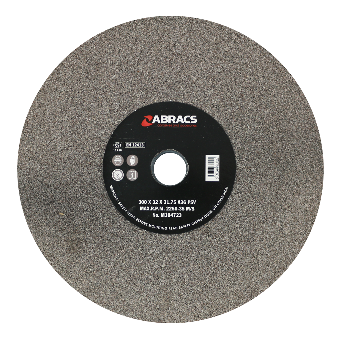 Abracs 300mm x 32mm x 36g AL/OX GRINDING WHEEL