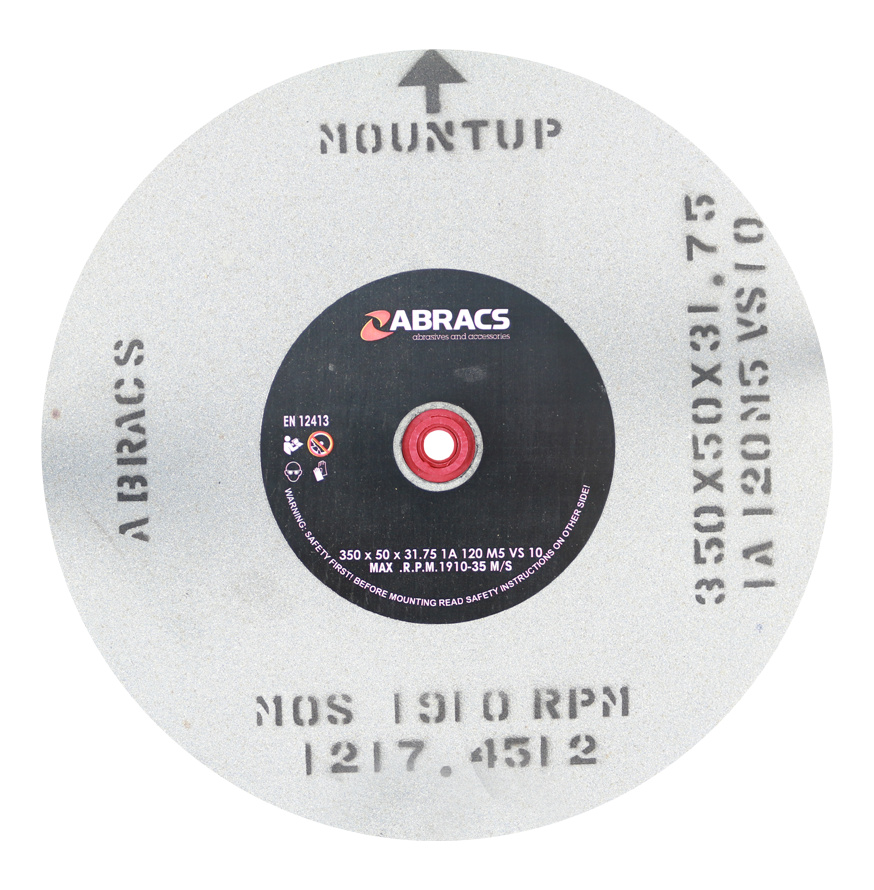Abracs AL/OX Grind Wheel, 350mm x 50mm x 120g, PHGW35050A120