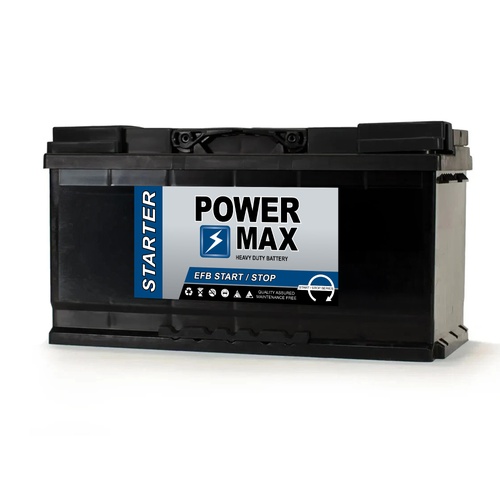 Powermax PM115EFB Start Stop EFB Car Battery 12V 80Ah Type 115EFB, 3 Years Warranty