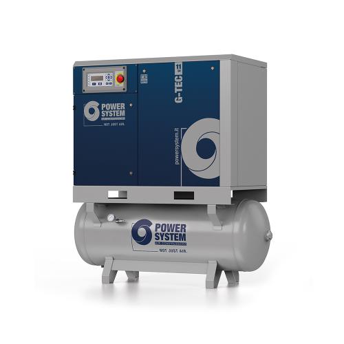 Power Systems, G-TEC 11-13-270 DV 11kW Rotary Screw Compressor with Integral Dryer & Filtration, Tank Capacity - 270 Litre, Max. Air Pressure - 13 Bar, PS-V91SQ97PWSB80