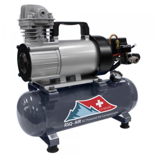 FPS PU-DD0706-12V, RSQ-AIR-DD0706-12V, 0.56kW Compressor, 6 Litre Receiver, 12V DC