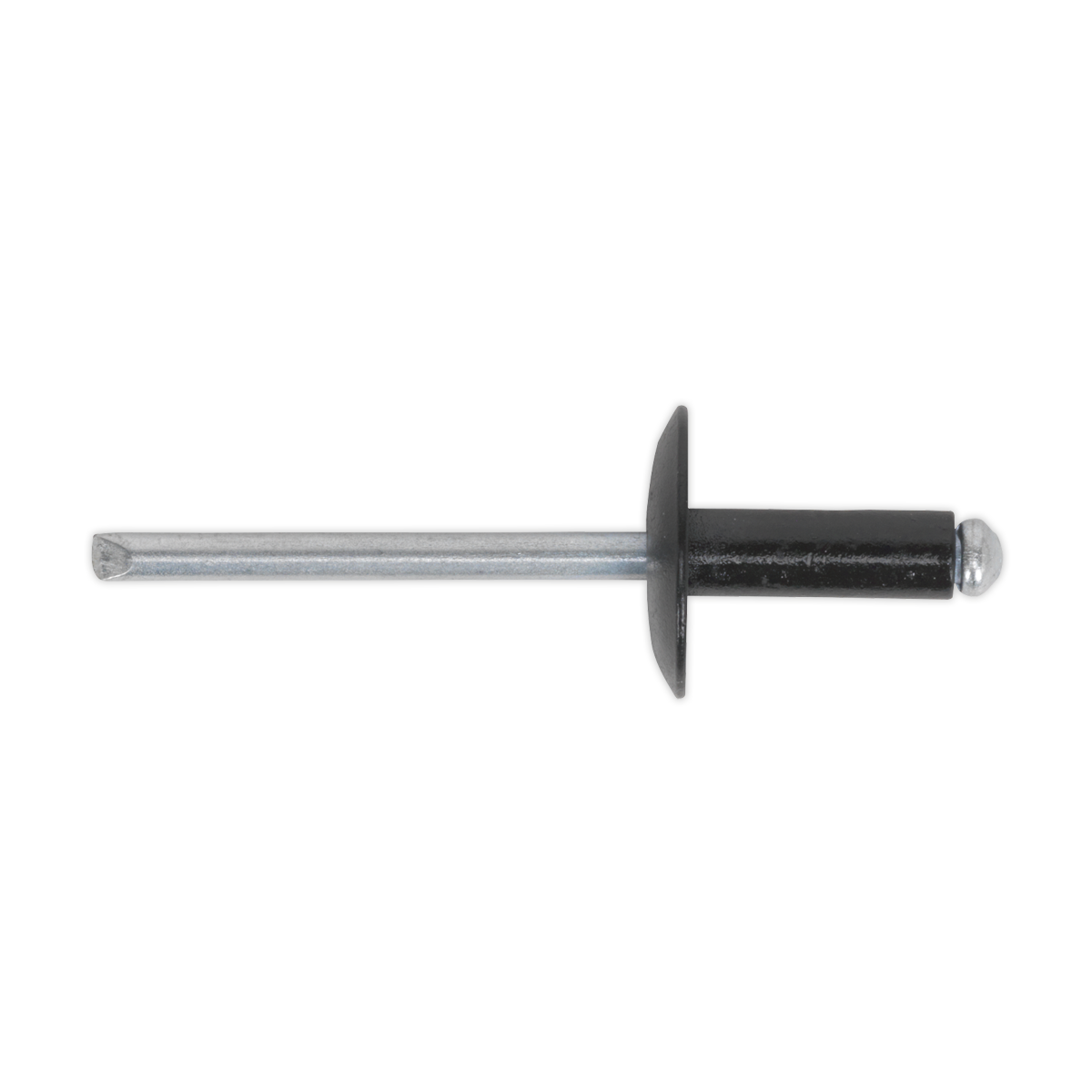 Sealey RAB4010L Aluminium Rivet Black Large Flange 4 x 10mm Pack of 200