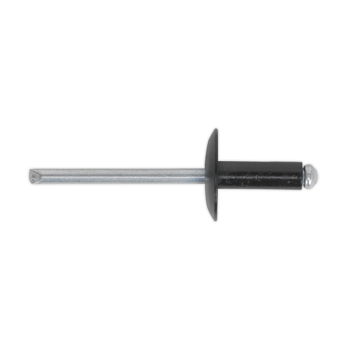 Sealey RAB4014L Aluminium Rivet Black Large Flange 4 x 14mm Pack of 200