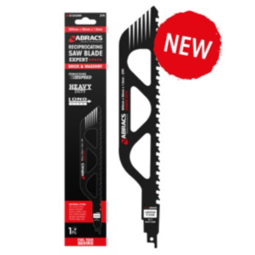 Abracs Recip Blade 305x50x1.5mm 2TPI - BRICK/MASONRY 1 - Pack of 1, RBS1243HM