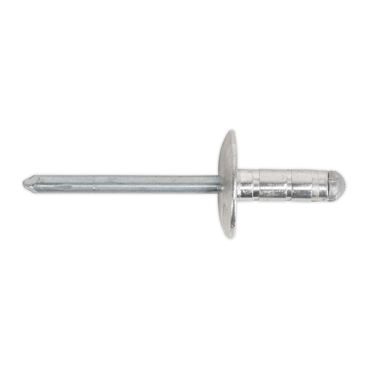 Sealey RM4813L Aluminium Multi-Grip Rivet Large Flange 4.8 x 13mm Pack of 200