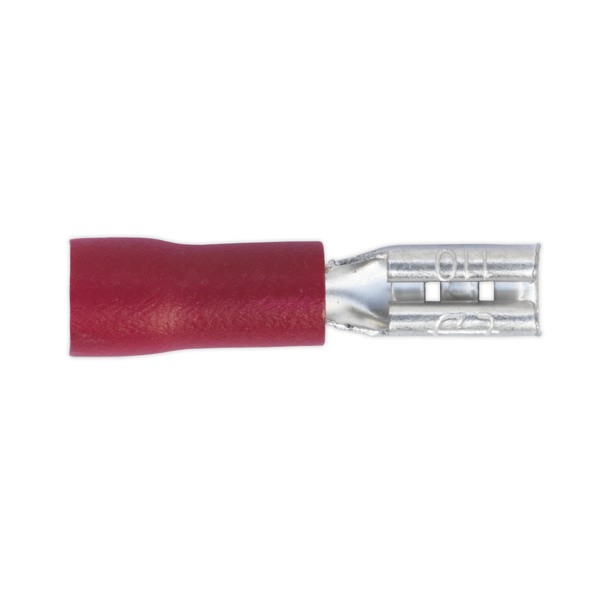 Sealey RT19 Push-On Terminal 2.8mm Female Red Pack of 100
