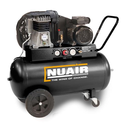 FPS S-28FA504FPS134 B2800B/3M/100 TECH-PRO UK Piston Compressor, Tank Capacity - 100 Litre, Max. Air Pressure - 10 Bar