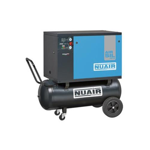 NuAir, AIRSIL1 B2800B/3CM/100 Piston Compressor, Tank Capacity - 100 Litre, Max. Air Pressure - 10 Bar, S-28FR504FPS079
