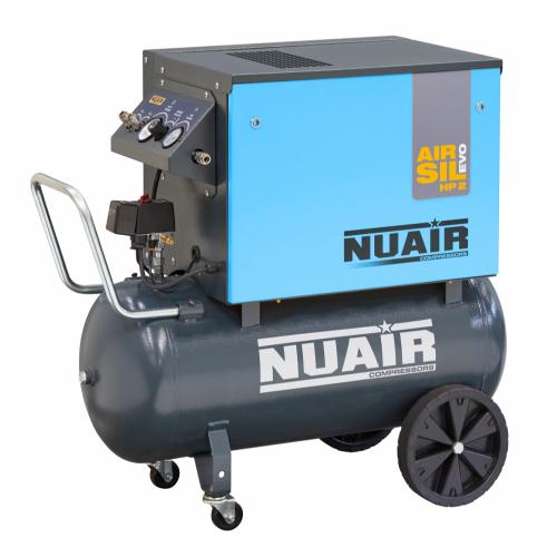 NuAir, AIR SIL EVO B3800B/3CT/100 Piston Compressor, Tank Capacity - 100 Litre, Max. Air Pressure - 10 Bar, S-36FR541FPS303