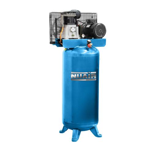 NuAir, B3800B-PRO/150V FM3 Piston Compressor, Tank Capacity - 150 Litre, Max. Air Pressure - 10 Bar, S-36HY504FPS149
